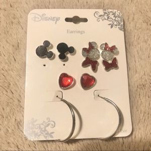Disney Glitter Earring Set